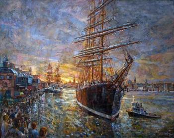 Bark quot;Sedov" in the port of Stockholm. Kolokolov Anton