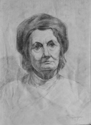 Portrait of an Old Woman. Podmogilniy Sergey