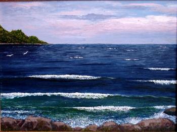 Evening sea. Petrov Sergey