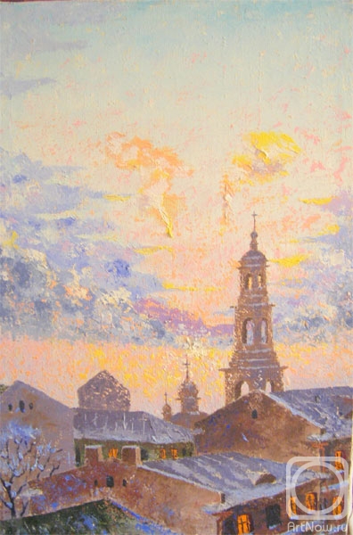 Naddachin Sergey. Evening over the city