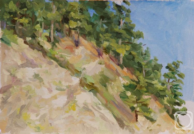 Podmogilniy Sergey. Pines on the Rocks (study)