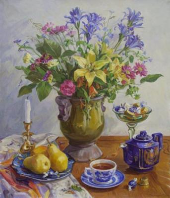 Blue twilight (Blue Vases). Deynega Tatyana