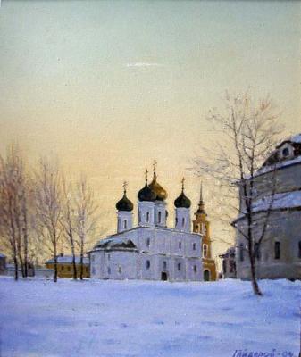 It's a frosty evening. Kolomna. Gaiderov Michail