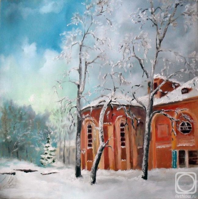 Denisov Vladimir. Snow fell