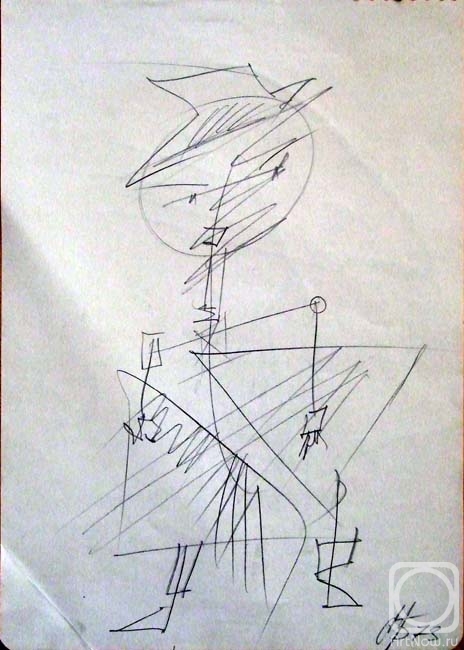 Bordachev Sergey. Self-Portrait in a Hat