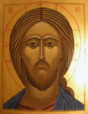 Icon of the Shoulder Savior. Chugunova Elena