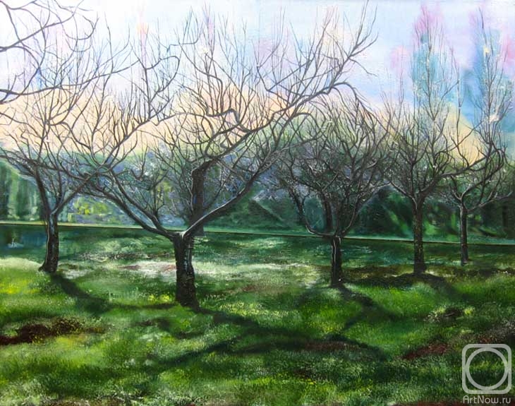 Aronov Aleksey. Trees in spring