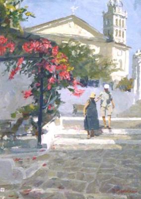 Rubinsky Pavel Igorevich. Greece, Paros island. At church of a sacred Trinity