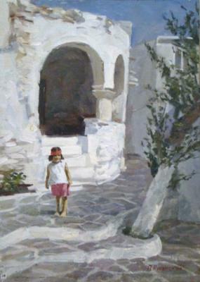 The small Greek girl. Rubinsky Pavel