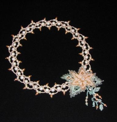 Wedding necklace "Natalina". Ovintsovskaya Svetlana
