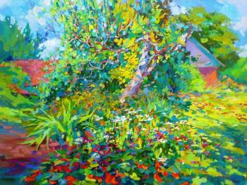 An old apple tree. Generous summer. Mirgorod Igor