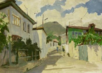 Streets of the old town (study). Marchenko Jana