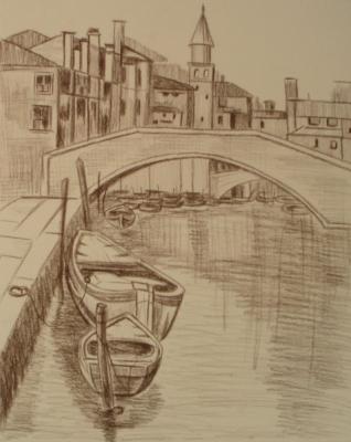 387 (Venetian landscape). Lukaneva Larissa