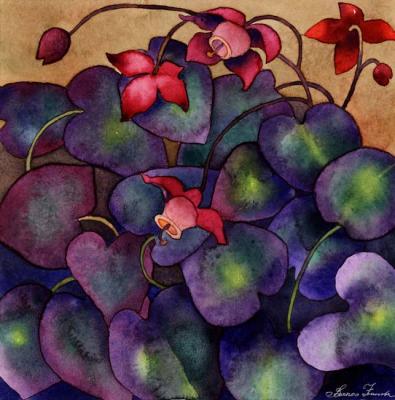 The violet leaf. Ivanova Olga