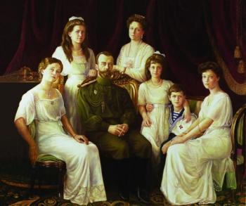 Portrait of the Family of Emperor Nicholas II. Gayduk Irina