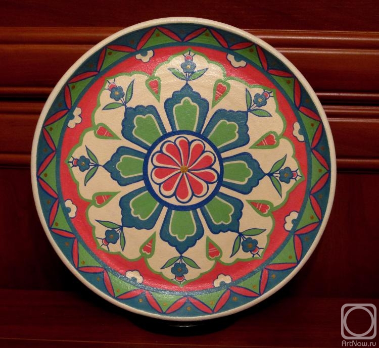 Ivanova Ekaterina. Decorative oriental plate