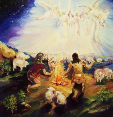 Shepherds (Bible Plot). Ageeva-Usova Irina