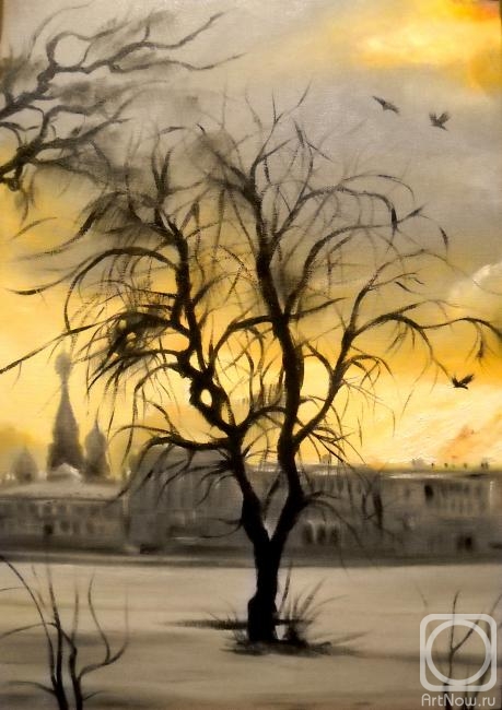 Kuznetsov Sergey. Winter evening in Saint-Petersburg