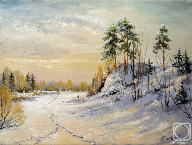 Grokhotova Svetlana. Winter on Istra