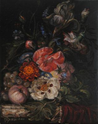 Flowers in the Dutch style. Krasovskaya Tatyana