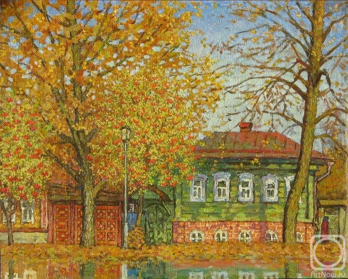 Осенняя рябина» картина Комарова Александра маслом на холсте — купить на  ArtNow.ru