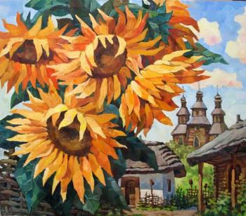 Sunflowers. Khortytsia. Zolotarev Leonid
