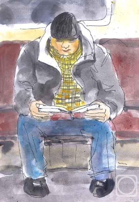 Karaceva Galina. In the subway