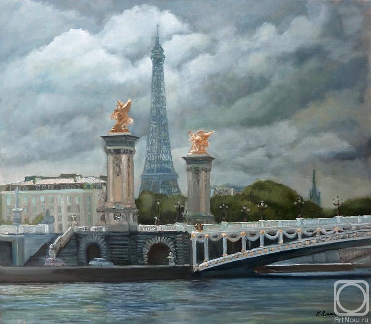 Zibnitskiy Kirill. Paris. Bridge of Alexandr III