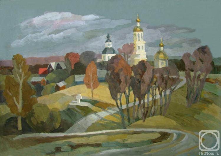 Volfson Pavel. Klykovo. View of the monastery
