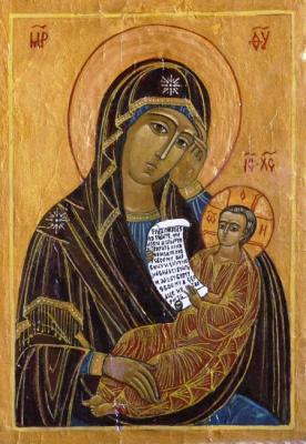 Icon of the Most Holy Theotokos "Quench My Sorrows". Chugunova Elena