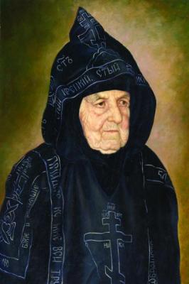 Portrait of schema-nun Sepphora. Gayduk Irina