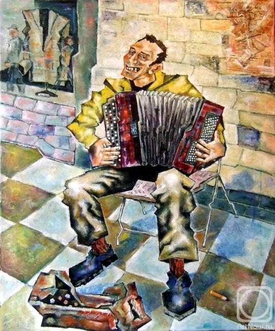 Schernego Roman. The street musician