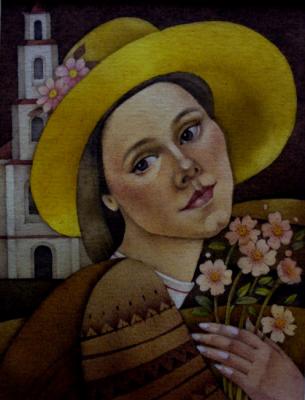 Self in the hat. Ivanova Olga
