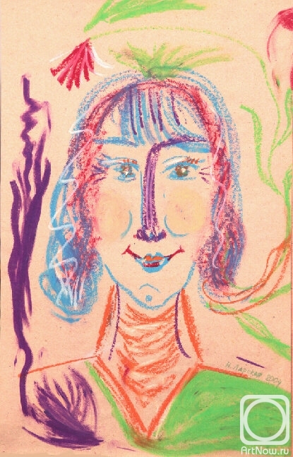 Larskaya Nataliya. Decorative portrait