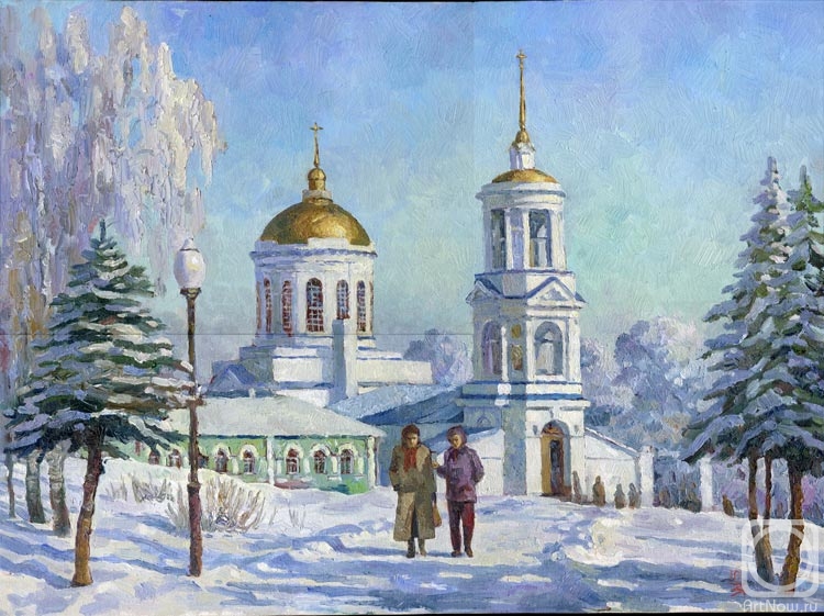 Zolotarev Leonid. February, Intercession Cathedral, Voronezh