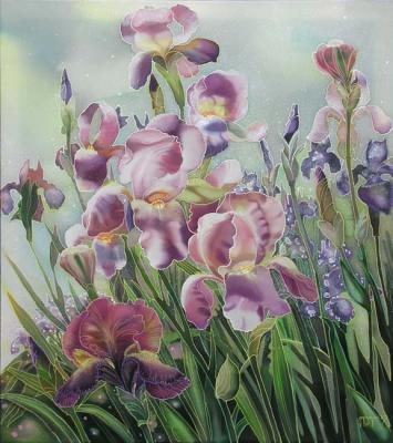 Pink irises. Sokolova Nadya