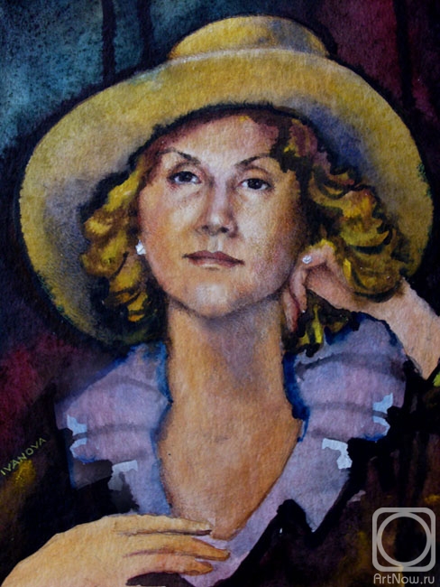 Ivanova Olga. Lady in the hat