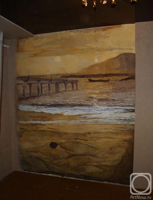 Zenchanka Hanna. Evening at sea