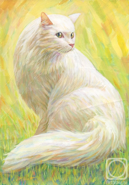 Urazayev Mirat. White Cat