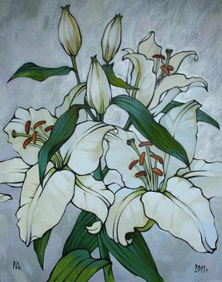 Картина «Серебряный дождь»