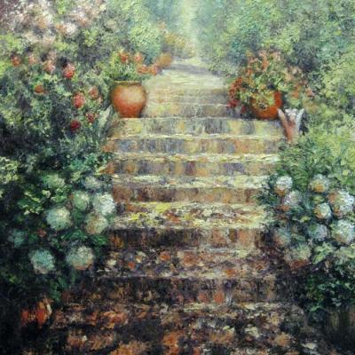 Steps to the Garden