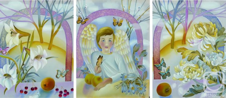 Davydova Lyudmila. Angel (triptych)