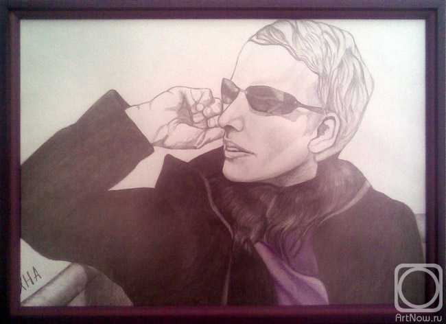 Khubedzheva Nataliya. Portrait to show "Candice Breitz and you"