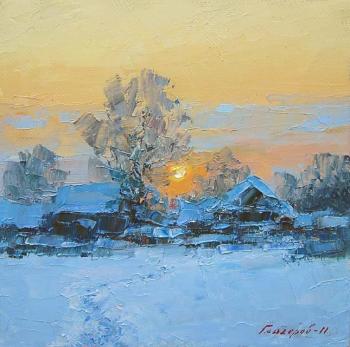 February. Sunset Burns (etude). Gaiderov Michail