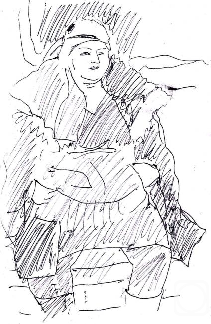 Karaceva Galina. In the subway