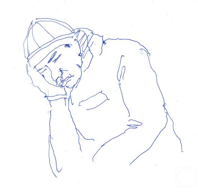 Karaceva Galina. In the subway