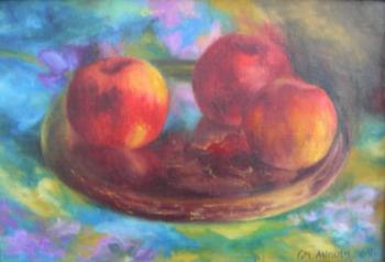 Still life with apples. Gharagyozyan Anoush