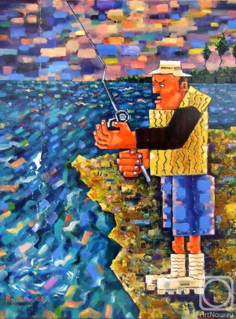 Schernego Roman. Experienced fisherman