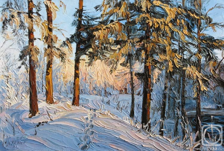 Krasovskaya Tatyana. Footprints in the Snow