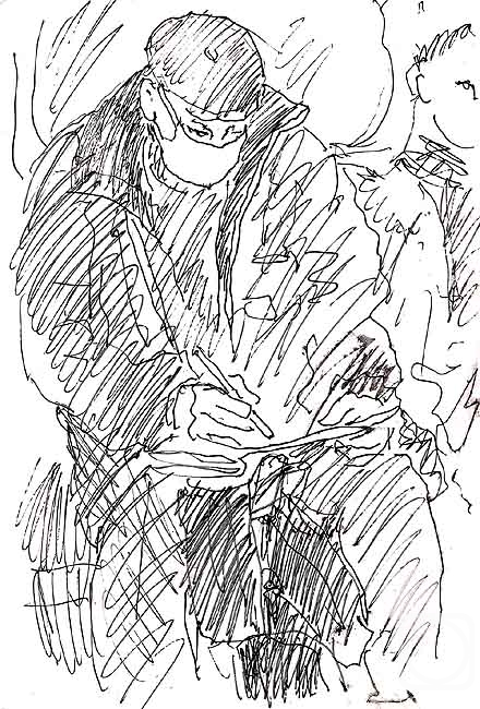 Karaceva Galina. In the subway